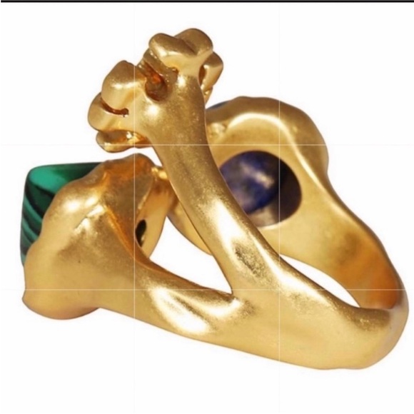 Tory Burch gold Roxanne Semiprecious stones Ring - Picture 5 of 8